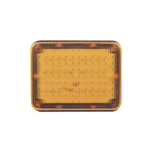 Luz de Advertencia de 9X7", Color Ámbar, Ideal para Ambulancias