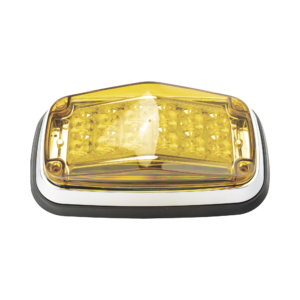 Luz de advertencia 8 X 4", Color ímbar, IP67, SAE,  Ideal para Ambulancias