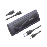 Carcasa Disco Duro NVME M.2 (Enclosure) | Hasta 2TB | USB3.2 a 10 Gbps | Soporta M Key y B+M Key | Compatible con SSD M.2 NVME 2230/2242/2260/2280 | UASP | S.M.A.R.T. | TRIM | ESD Incorporado | Color Negro | Caja de Aluminio.