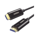 Cable HDMI de 30 Metros por Fibra óptica 8K@60Hz / Fibra de 4 núcleos + Cobre estañado de 7 núcleos / Compatible con HDMI 2.1 / Alta velocidad 18 Gbps / 3D / HDR / Caja de Aleacion Zinc / Premium
