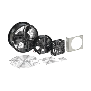 Ventilador Axial Compacto, de 4 Pulgadas, 100 CFM, 115 Vca, De Acero, Color Negro