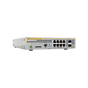 Switch Industrial-Lite PoE+ administrable capa 2 de 8 Puertos 10/100/1000 Mbps + 2 puertos SFP, 124 W