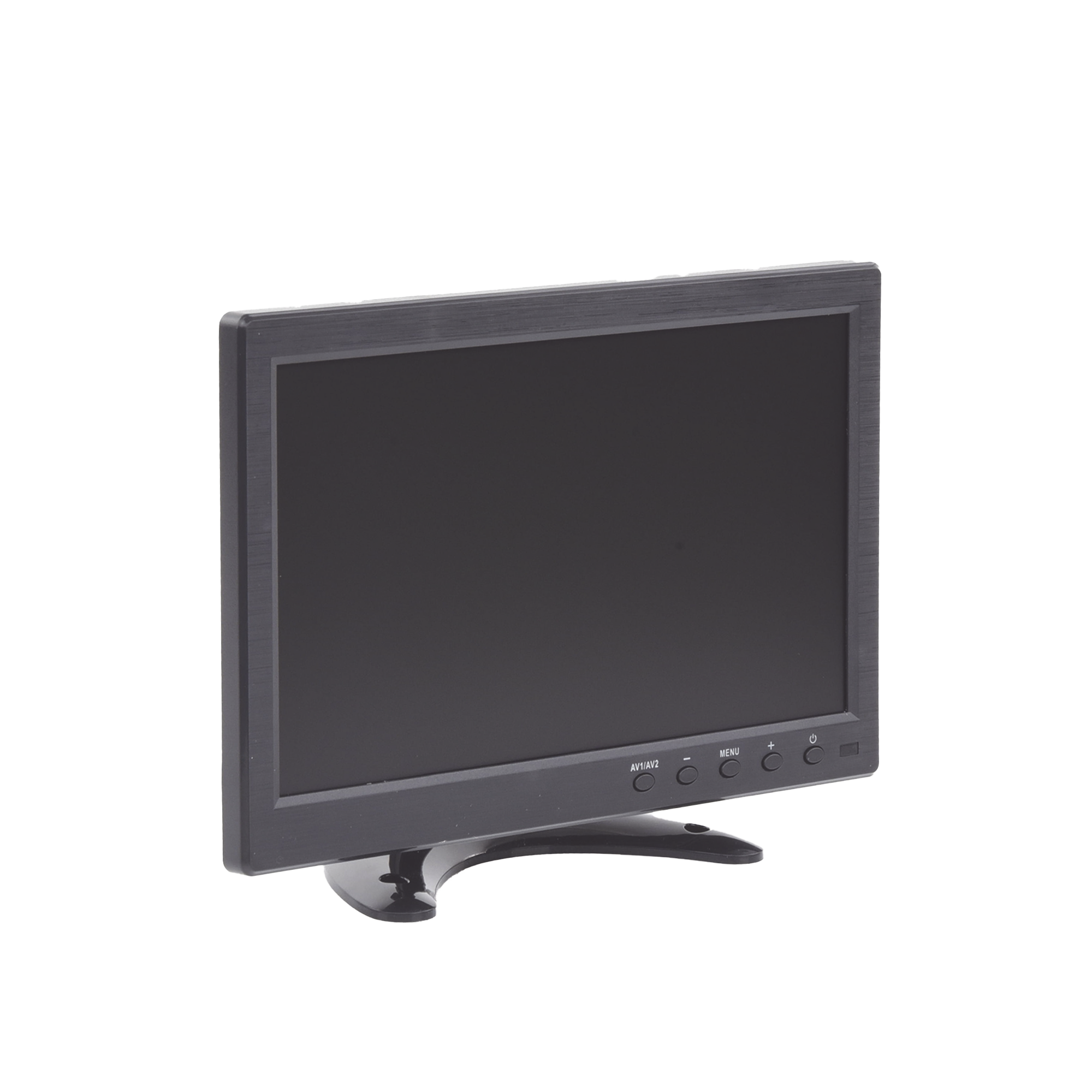 Monitor 10.1" TFT-LCD ideal para colocar en vehículos o DVR/NVR. Entradas de video HDMI, VGA y RCA (CVBS)