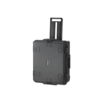 Maletí­n de carcasa rí­gida, resistente al agua, de uso rudo con asa y ruedas, para transportar 8 sistemas de intercomunicación OTTO Connect