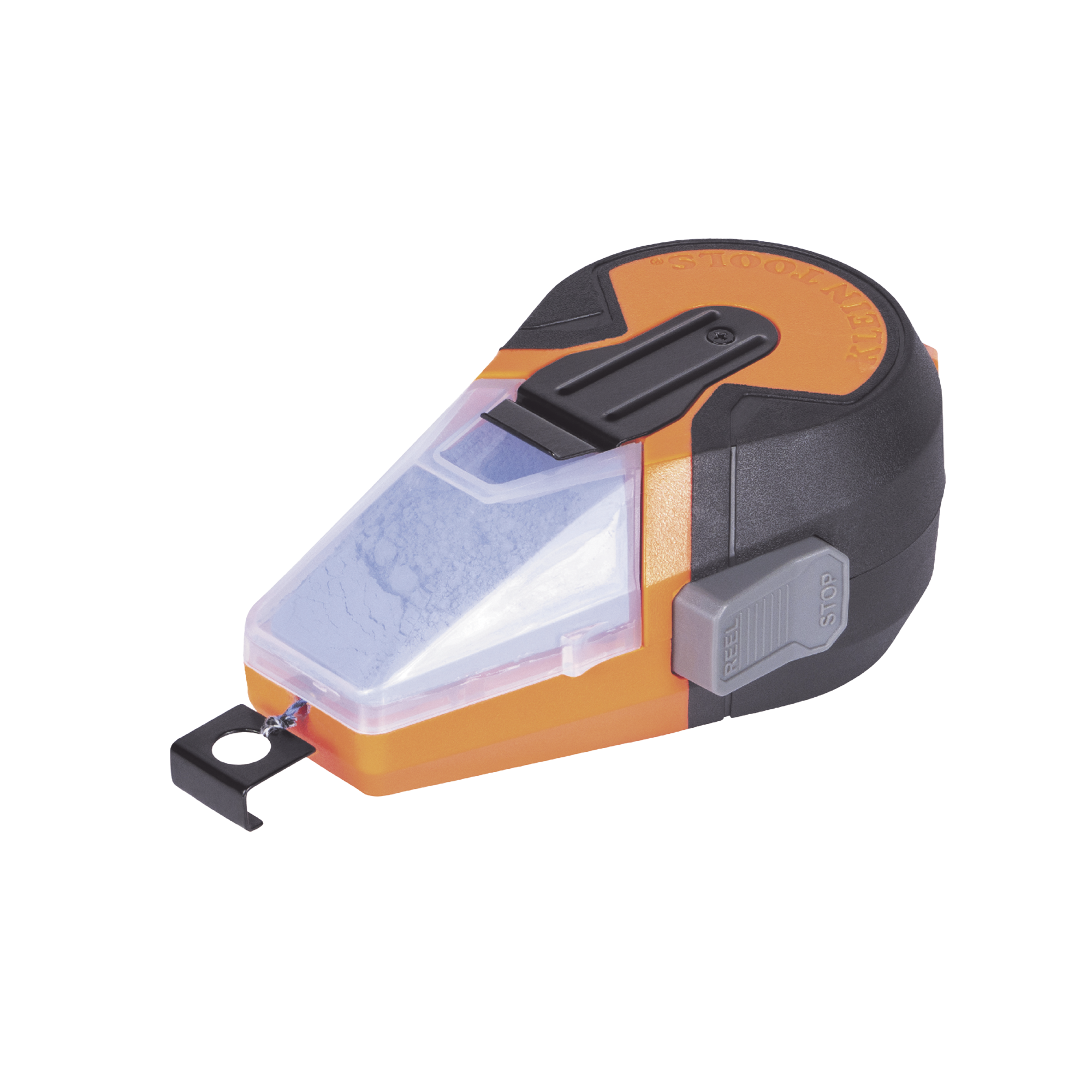 Línea de Tiza Autorretráctil con Tiza Azul para Trazado en el Trabajo.