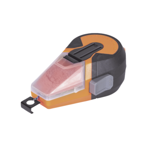 Lí­nea de Tiza Autorretráctil con Tiza Roja para Trazado en el Trabajo