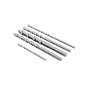 Juego de 5 Pzas. de Broca para Concreto, Zanco Recto (3/16", 1/4", 5/16", 3/8" y 1/2").