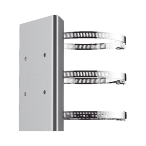 Montaje de Poste para PTZ / Acero Inoxidable / Compatible con PTZ HIKVISION