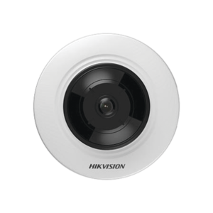 Mini Fisheye IP 5 Megapixel / Panorámica 180° - 360° / Microfono Integrado / 8 mts IR / Uso en Interior / PoE / Múltiples Vistas por iVMS-4200 / Alarmas I/O / Micro SD
