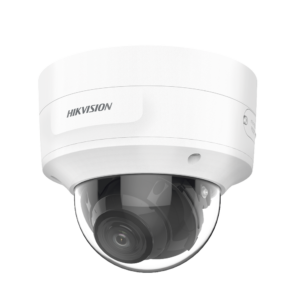 Domo IP 4 Megapixel / Lente Mot. 2.7 a 13.5 mm / 40 mts IR EXIR / Exterior IP66 / IK10 / DARKFIGHTER / Audio y Alarma I/O / PoE+ / ONVIF / Micro SD / 4 Analí­ticos: AcuSense, Deteccion Facial, Conteo de Personas por Cruce y Zona