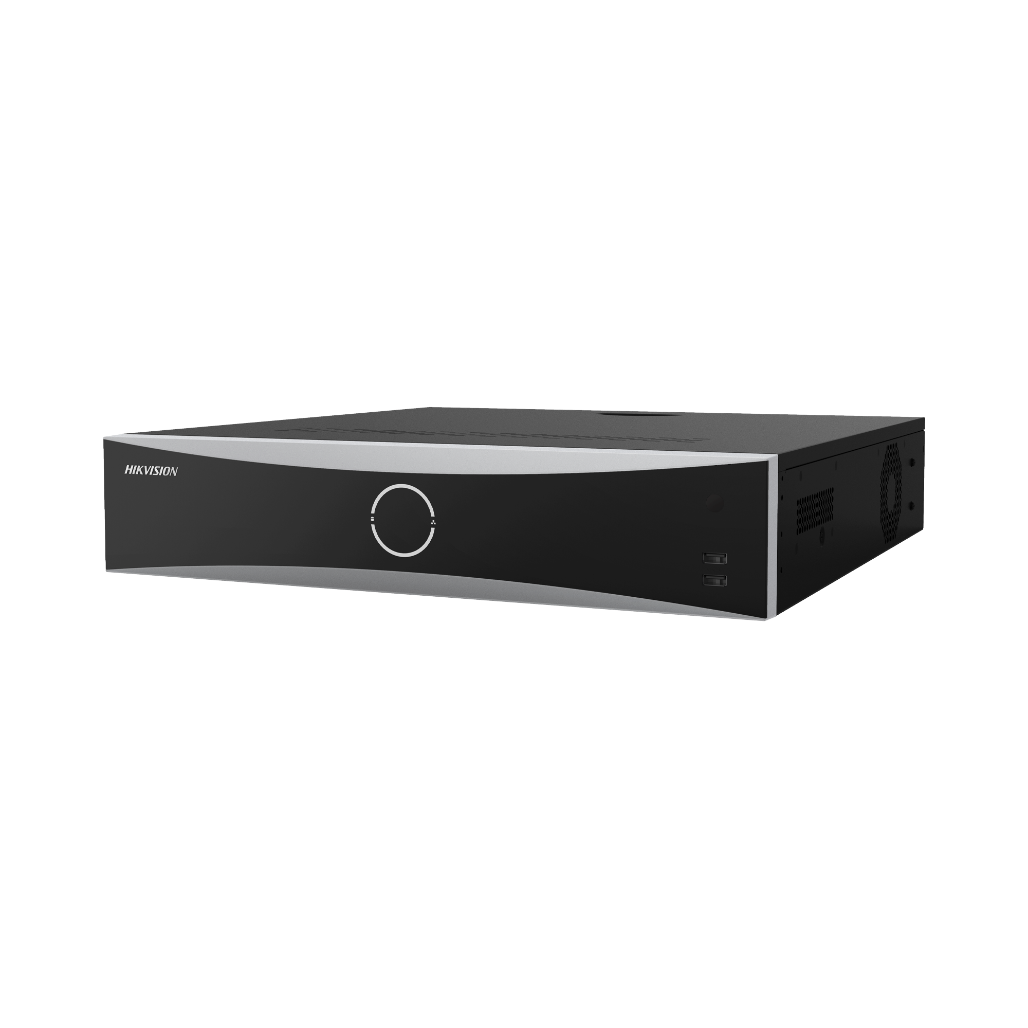 NVR 12 Megapixel (4K) / 32 Canales IP / Reconocimiento Facial / AcuSense (Evita Falsas Alarmas) / 8 Bahías de Disco Duro / 2 HDMI en 4K / Alarmas I/O
