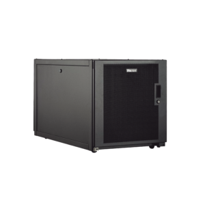 Gabinete Profesional de Telecomunicaciones, de Piso, 12 UR, 600 mm de Ancho y 1070 mm de Profundidad, Color Negro