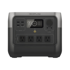 EcoFlow River 2 Pro | Estación de Energí­a Portátil 768Wh Litio LFP / 4 AC 800W (Max. 1600W) / 1 USB-C 100W / 3 USB a 12W / Cargador de Coche 10A, 126W Max. / Conectividad WiFi y Bluetooth (App) / Carga Solar 220W Max.