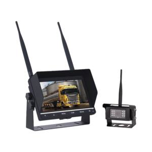 Sistema Profesional Inalámbrico de Cámara de Reversa Infrarroja y Monitor de 7" para Vehí­culos de Trabajo y Montacargas