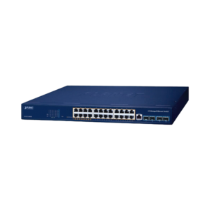 Switch PoE Administrable Capa 3, 24 Puertos Gigabit, Hasta 480 W, 8 Puertos 802.3bt, 16 Puertos 802.3at, 4 Puertos SFP 10G