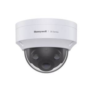 Domo IP 3 Megapixel / Lente 2.8 mm / 40 mts IR / Ultra Baja Iluminación / NDAA / ONVIF / Exterior IP66 / Antivandalico IK10 / Ultra Baja Iluminación / H.265 / PoE / Serie 35 / Honeywell Security