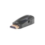 Adaptador (Convertidor) HDMI a VGA  / HDMI Macho a VGA Hembra / Resolución 1920x1080 @ 60Hz  / Adaptador de Audio de 3.5 mm / Chapado en Ní­quel