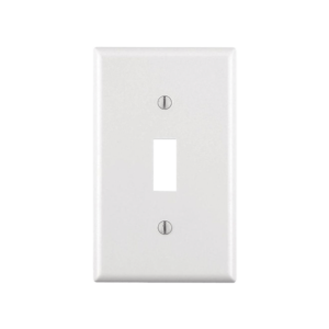 Placa para Interruptor de Palanca / Color Blanco.