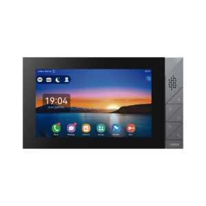 Monitor IP/SIP para interior con Android, Wi-Fi, Bluetooth, pantalla táctil de 7", audio de 2 Vías, PoE, 8 interfaces de entrada de alarma.