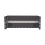 Soporte Industrial Para Instalar Equipos de Montaje en Riel DIN, Para Racks o Gabinetes Estándar de 19in, de 4UR, Color Negro