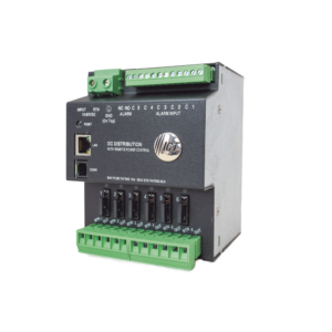 Fuente de distribución de 6 salidas, control y monitoreo Ethernet, Vo: 10-60V Dc, para montaje en riel din