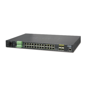 Switch Industrial Administrable 24 Puertos 1000Mbps con 4 Puertos SFP