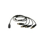 Cable con Conector Jack Hembra de 3.5 mm con 4 Salidas de Jack Macho (Divisor de energí­a)  / TIPO PULPO / 4 Conectores Macho / 1 Conector Hembra / Jack de 3.5mm