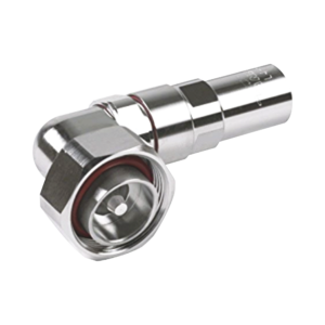 Conector DIN 7-16 Macho en íngulo Recto para LDF4-50A, PIN Cautivo