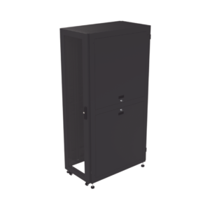 Gabinete para Telecomunicaciones Rack Estándar de 19", 42UR, 600 mm Ancho x 1000 mm Profundidad. Fabricado en Acero, Se enví­a el Gabinete Armado.