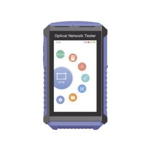 Mini OTDR Touch para pruebas en enlaces fibra óptica Activos (Prueba de Fibra Viva) /  Longitud de Onda en 1625nm / Integra Función OPM / Integra Función VFL 5mW / Mapeo de Cables RJ45 / Recargable / Distancia de prueba hasta 100 km
