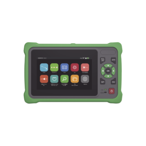 OTDR Touch para Pruebas en los Enlaces de Fibra óptica / Longitudes de onda Â 1310nm y 1550nm / Función VFL 10mW / Función OPM / Función de Mapeo de cables de Red RJ45 / Recargable / Distancia de prueba de hasta 260km