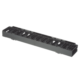 Organizador de Cables Horizontal NetManager, Sencillo (Solo Frontal), Para Rack de 19in, 1UR