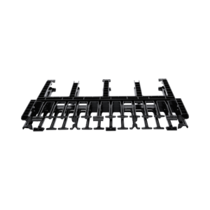 Organizador de Cables Horizontal NetManager de Alta Densidad, Doble (Frontal y Posterior), Para Rack de 19in, 1UR