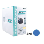 Bobina de cable UTP 305 m. de Cobre, NetKey, Azul, Categorí­a 5e (24 AWG), PVC (CM), de 4 pares