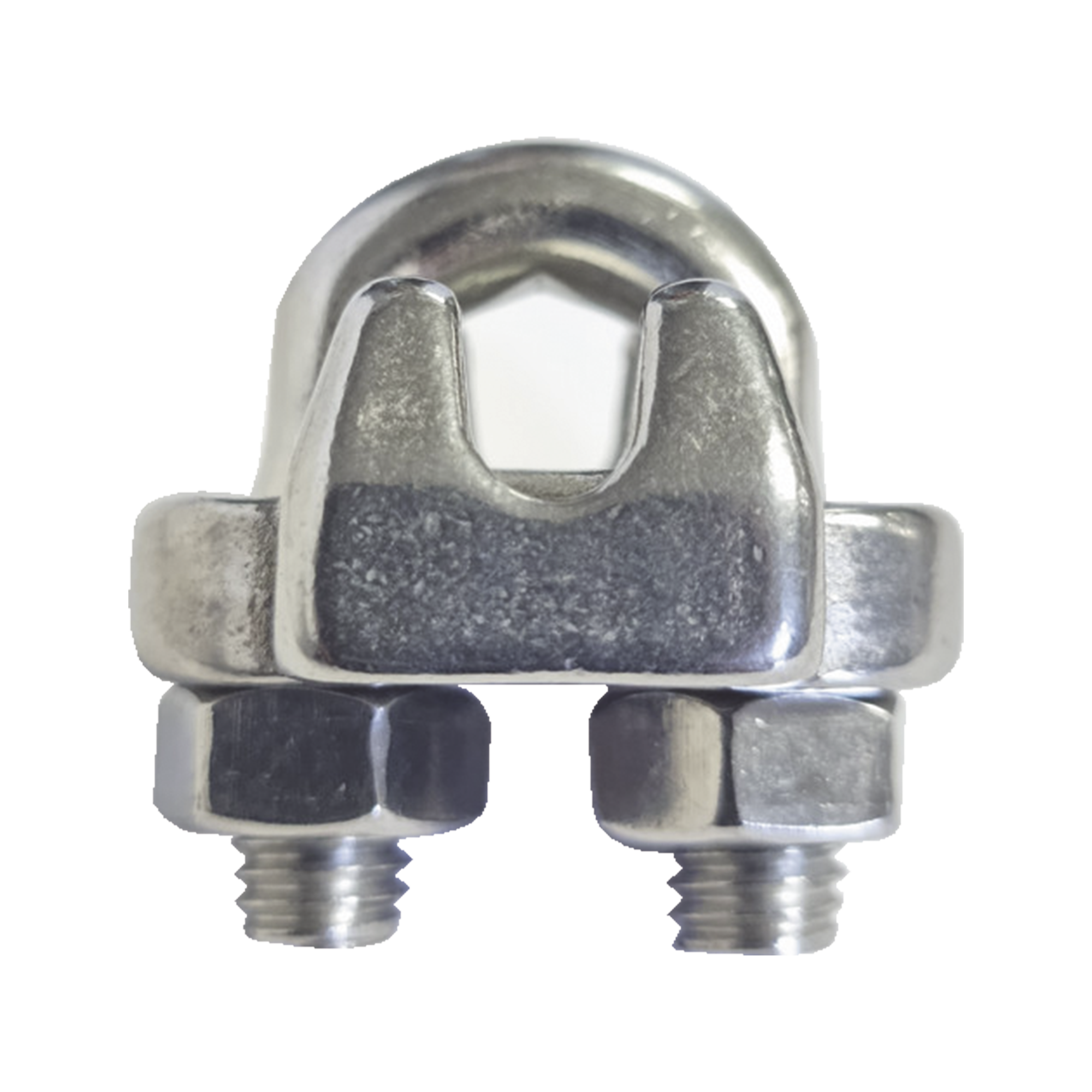 Nudo/ Perro/ Abrazadera Acero Forjado para Cable de 1/4", Acero Inoxidable.