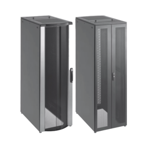 Gabinete de Telecomunicaciones ProLine FloTek PC, 600 mm de Ancho, 1000 mm de Profundidad, 42 UR, Color Negro