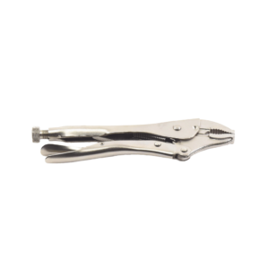 Pinza Perra Ajustable de Presión de 10". Quijada Curva con Corta Alambre. Acero CR-V