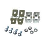 Juego de 4 Pestañas Metálicas para Fijación a Pared de Gabinetes Lí­nea PST. Incluye tornillo y tuerca.