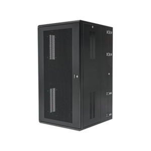 Gabinete PanZone de Montaje en Pared, de 19in, Puerta Ventilada, 26 UR, 635mm de Profundidad, Color Negro