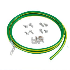 Kit de Jumper para Conexión de Gabinete o Rack de Telecomunicaciones a Barra de Tierra Fí­sica, 6 AWG, 1.52 m de Largo