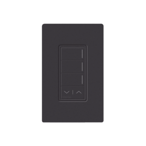 (RadioRa3) Botonera Sunnata Negro 3 escenas y 2 botones subir/bajar para Radio RA3, programe escenas diferentes en cada botón.