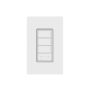 (RadioRa3) Botonera Sunnata Blanco 3 escenas y 2 botones subir/bajar para Radio RA3, programe escenas diferentes en cada botón.