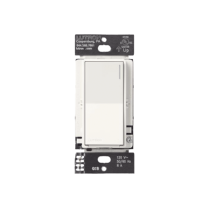 (RadioRA3) Apagador Auxiliar de pared, compañero de apagadores multilocación. Usar en 3 Vías o escalera. Color blanco mate.