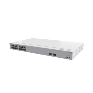 Switch Gigabit No Administrable PoE / 16 puertos 10/100/1000 Mbps (PoE) / 2 Puertos SFP Uplink / 124W