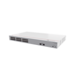 Switch Gigabit No Administrable PoE / 24 puertos 10/100/1000 Mbps (PoE) / 2 Puertos SFP Uplink / 124W