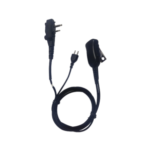 Micrófono audí­fono de 1 cable de fibra trenzada con sistema SNAP para radios Icom IC-F4003/4013/2000/4021/4031/4210/4230/IC-F14/3021/3013/3103/3003/1000/2000/S/T (con tornillos)