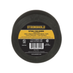 Cinta Eléctrica STRONGHOLD para Aislar, de PVC, Trabajo Pesado Eléctrico Industrial (Soporta UV, abrasión, agua, aceite y corrosión), Grosor de 0.21 mm (8.5 mil), Ancho de 38 mm, y 20 m de Largo, Uso Interior/Exterior, Color Ne