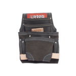 Estuche porta herramienta de piel aceitada con cinturón, con 10 bolsillos, medidas 24.1 x 31.8 cm.