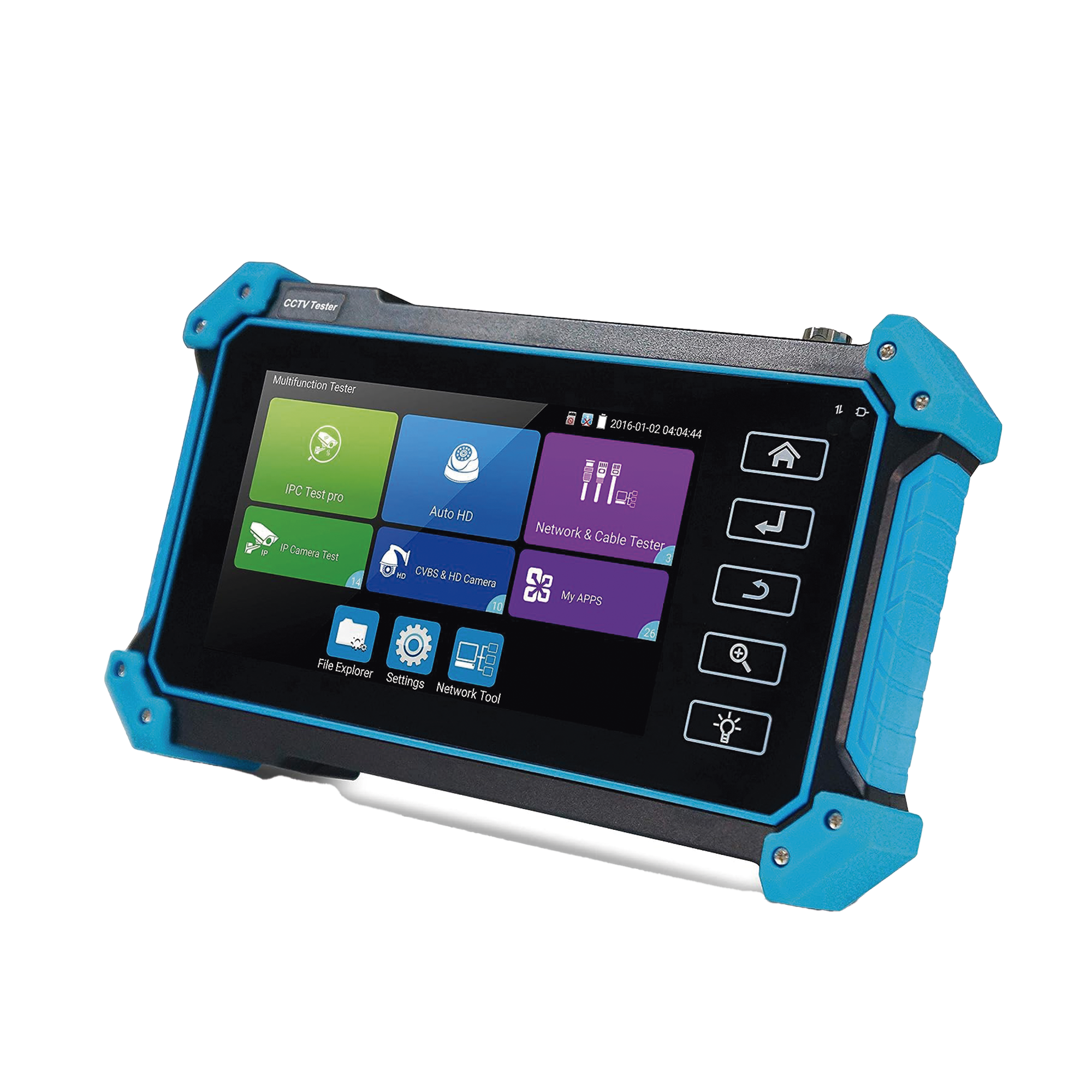 Probador de Vídeo | Prueba de cámara analógica | Prueba de cámara IP | Soporta ONVIF, 4K, H.264 y H.265 | TVI de 8 MP, CVI de 8 MP, AHD de 8 MP | Entrada VGA, soporta 1920x1200P 60FPS | Entrada HDMI, soporta 4K 30FPS