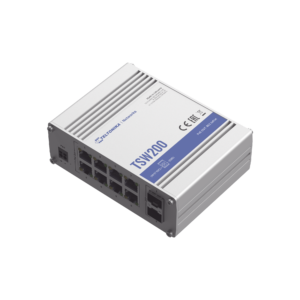 Switch Industrial Noadministrable 8 puertos Gigabit PoE 802.3af/at, 2 puertos SFP